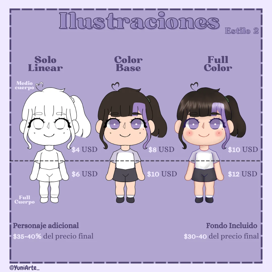 Ilustraciones Chibi Estilo 2